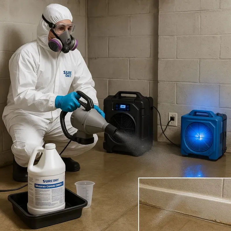 Sanitization and Odor Removal process in Despard, WV